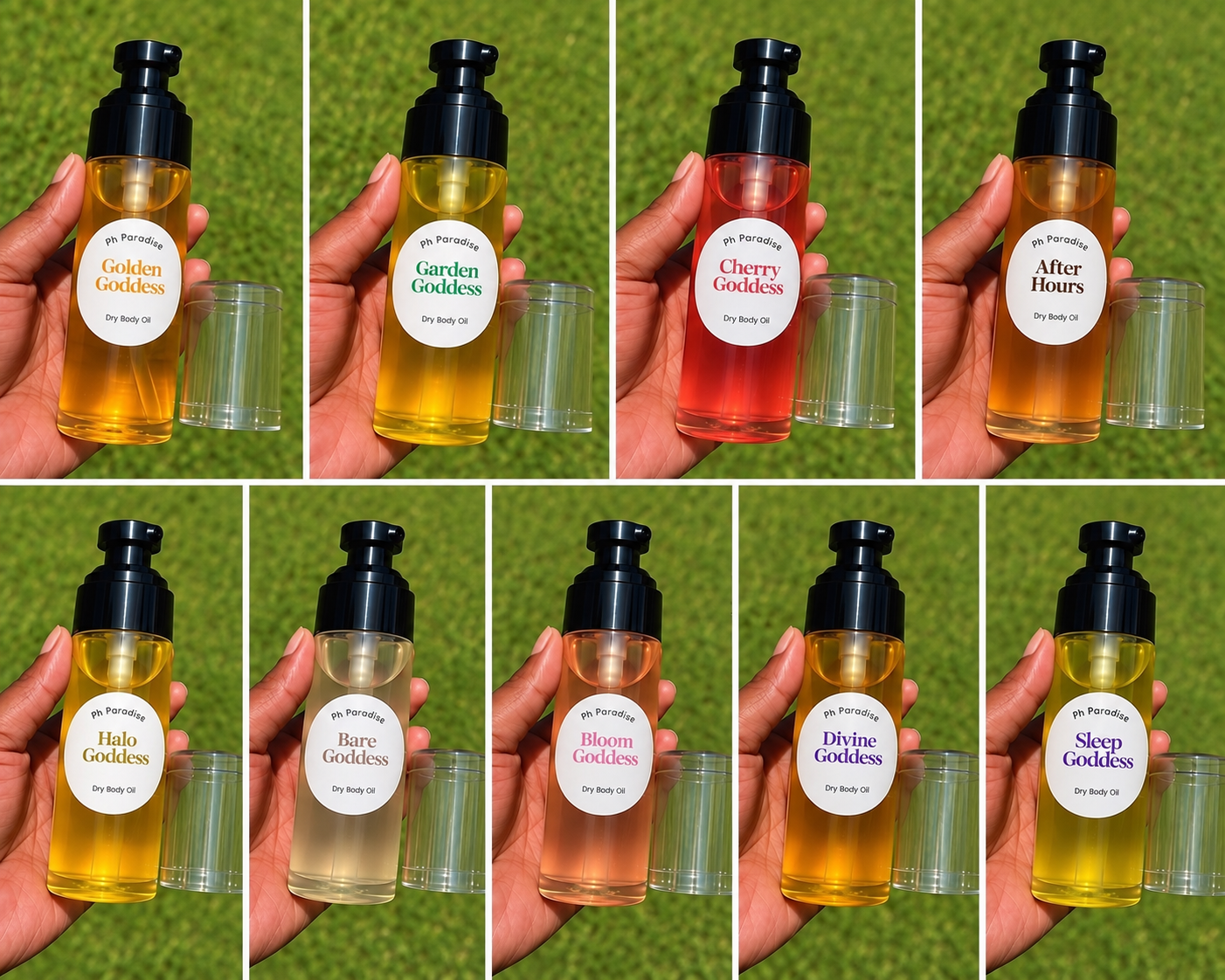 Goddess collection Body Oils